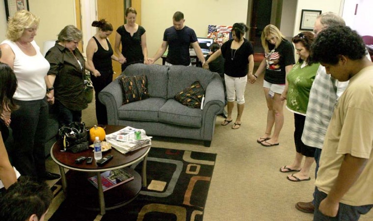 Praying for victims of the Fort Hood Shooting